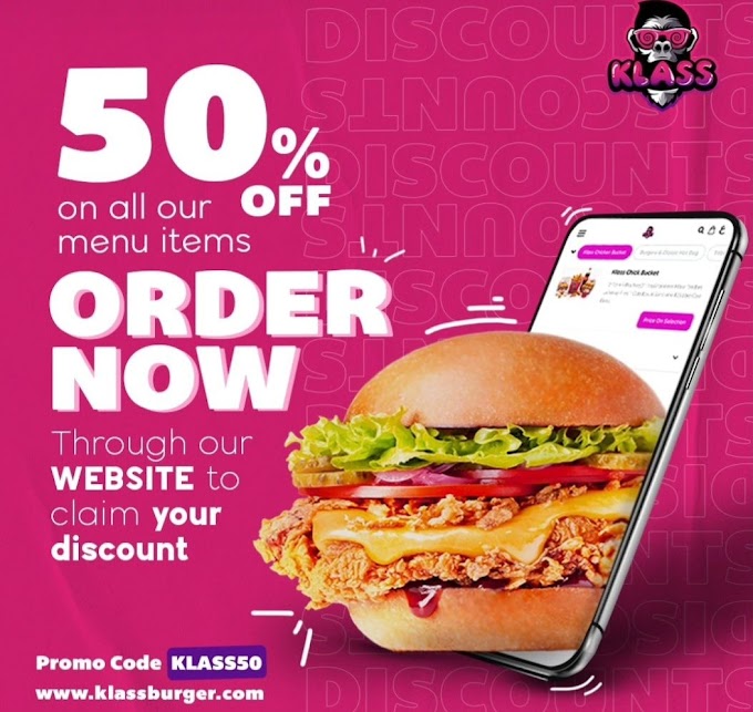 Klass Burger Kuwait- 50% Off Everything