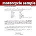 Deed of sale motorcycle sample word format