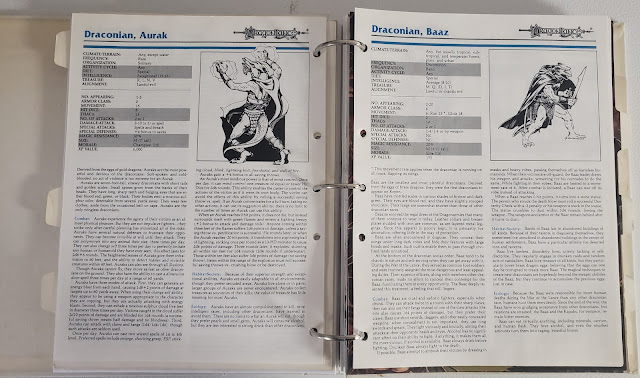 MC4 Monstrous Compendium Dragonlance Appendix