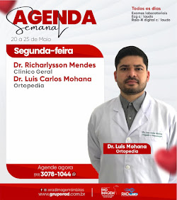 AGENDA SEMANAL DA RAD IMAGEM