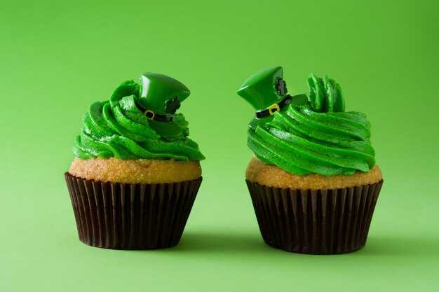 Cupcakes de la Saint Patrick