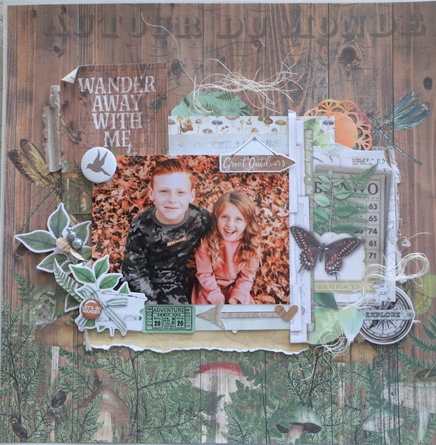 Autumn Scrapbooking Title and Layout Ideas Simple Stories Nature Lover