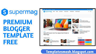 Supermag Premium Blogger Template