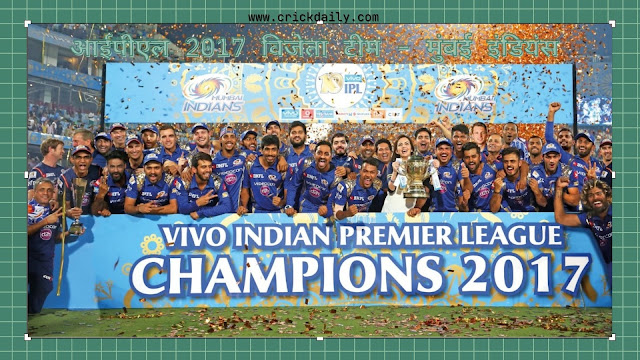 आईपीएल 2017 विजेता टीम - मुंबई इंडियंस