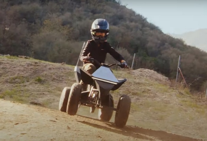 Tesla Mini Cyberquad ATV For Kids For Only US$1900