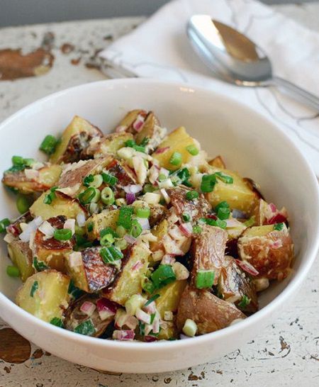 Warm Roasted Potato Salad Recipe