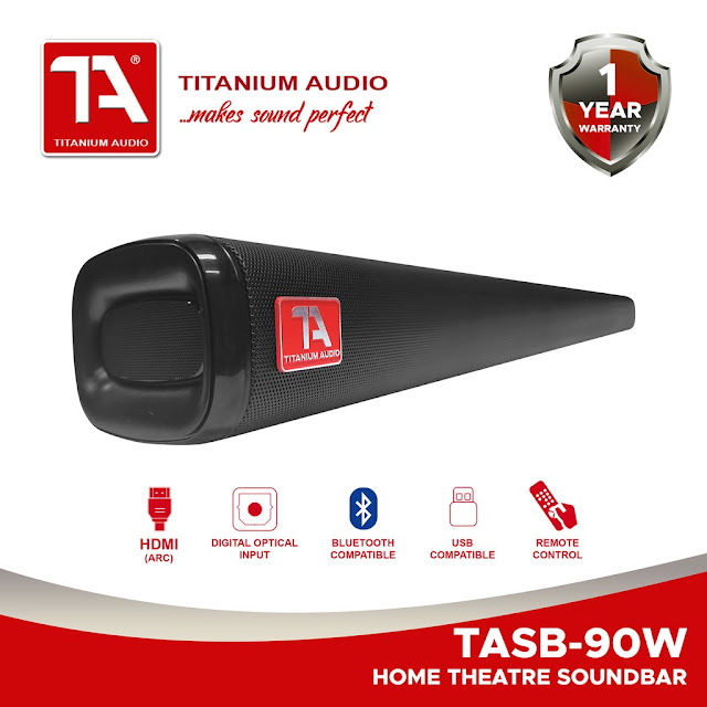 Titanium Sound bar TASB-90W 2.1CH Multimedia Soundbar / Titanium Audio TASB 90W Sound bar