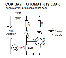 ışıldak devresi ışıldak yapımı diy lantern