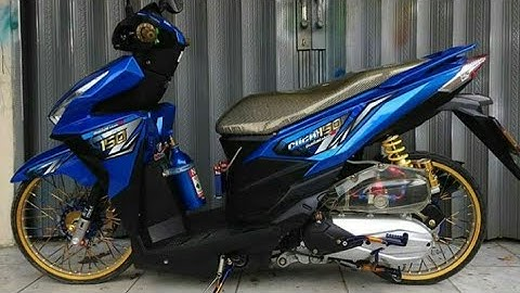 modifikasi vario 150 biru doff