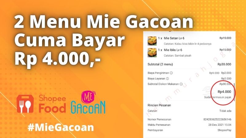 Mie Gacoan Shopee Food