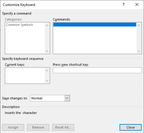 Shortcut Key Harakat Arab Word