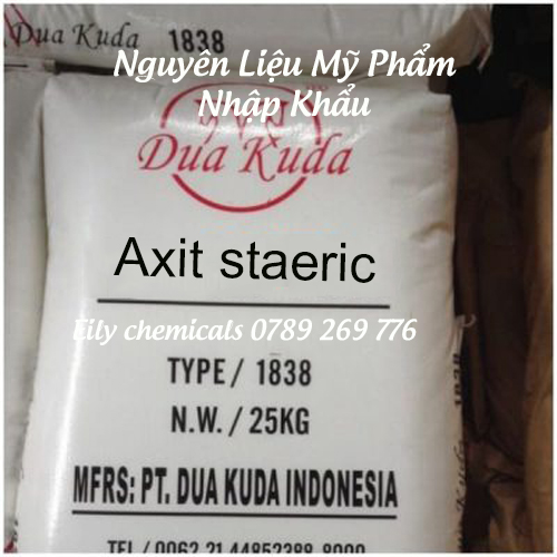 Axit stearic – stearic acid – c18h36o2 – sáp trứng cá