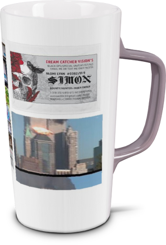 SUGAR N SPICE BOUNTY HUNTER TALL MUG ( THE TWIN TOWER'S