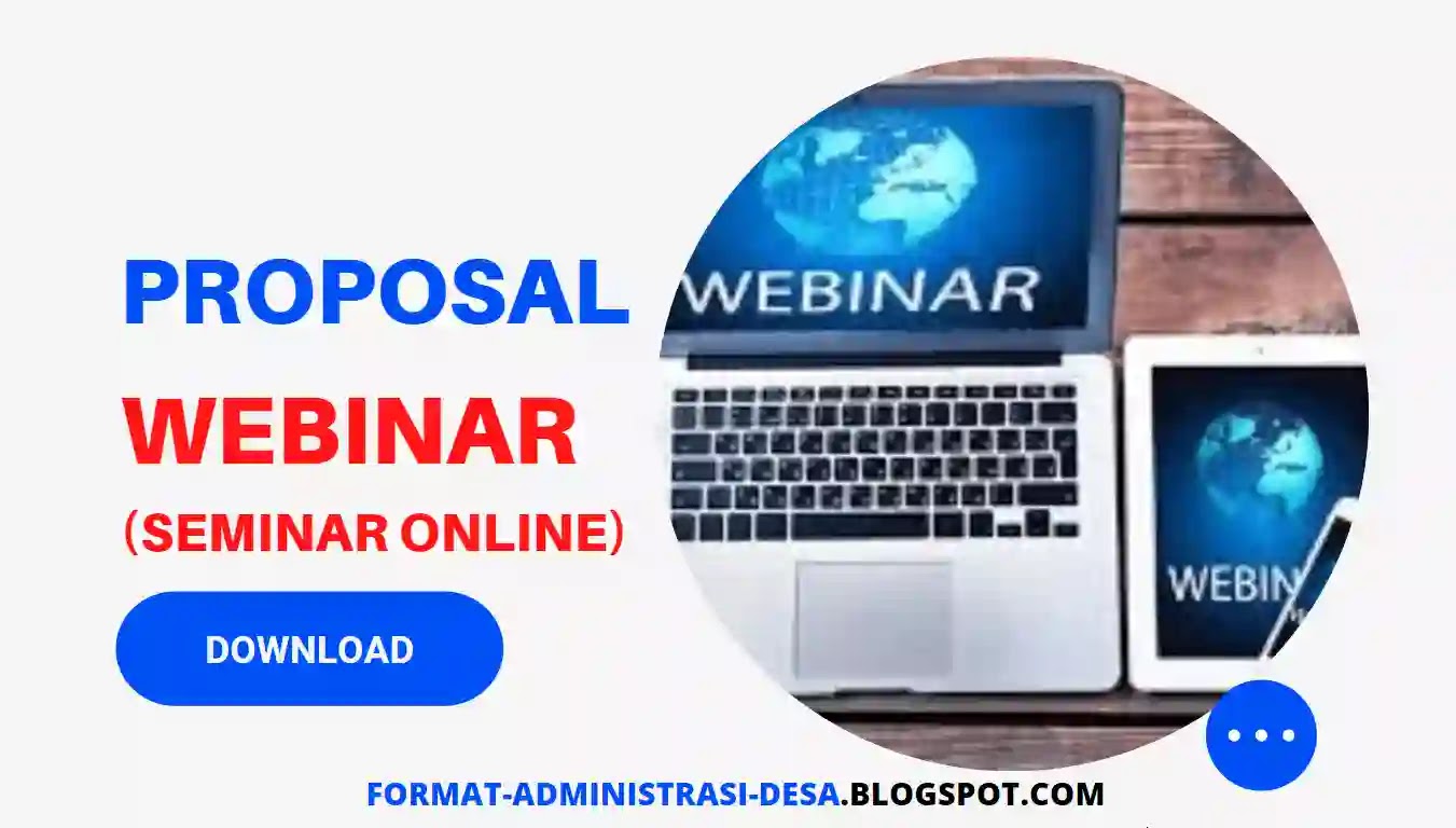 Download Contoh Proposal Kegiatan Webinar/Seminar Online format PDF