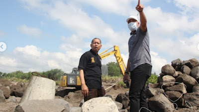 Pansus VI  Tinjau Kondisi Breakwater di Pangandaran