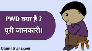 पीडब्ल्यूडी क्या होता है ? What is PWD in Hindi