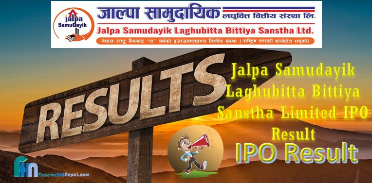 Jalpa Samudayik Laghubitta IPO Result