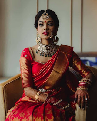 South Indian brides wear