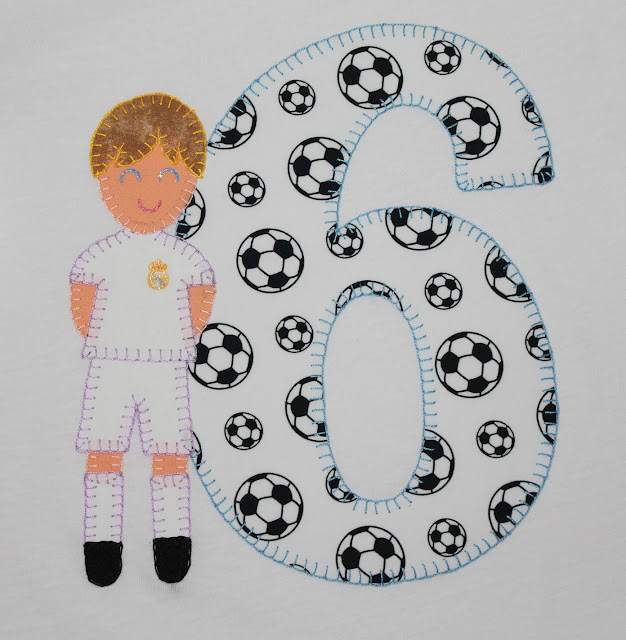 camiseta cumpleaños futbol Real Madrid