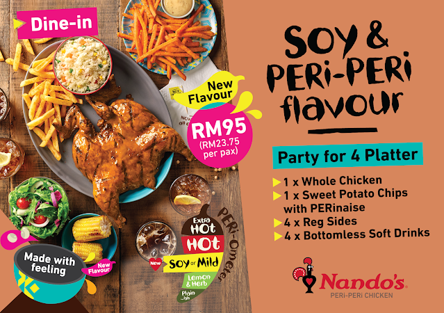 Nando’s Malaysia Introduces the FIRST All New Nando’s Soy PERi-PERi Flavour To Malaysia