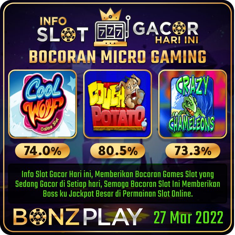 Bocoran Slot Micro Gaming | RTP Slot Gacor Micro Gaming