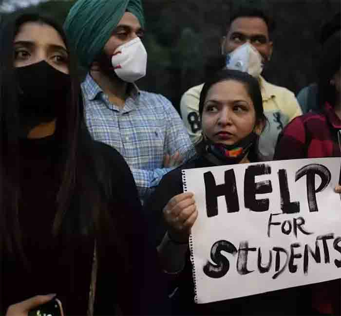 News, National, New Delhi, Top-Headlines, India, Students, Ukraine, Russia, War, Attack, Eaten only 3-4 spoons of rice, shoot-at-site orders are there': Indian student stranded in Ukraine narrates ordeal.