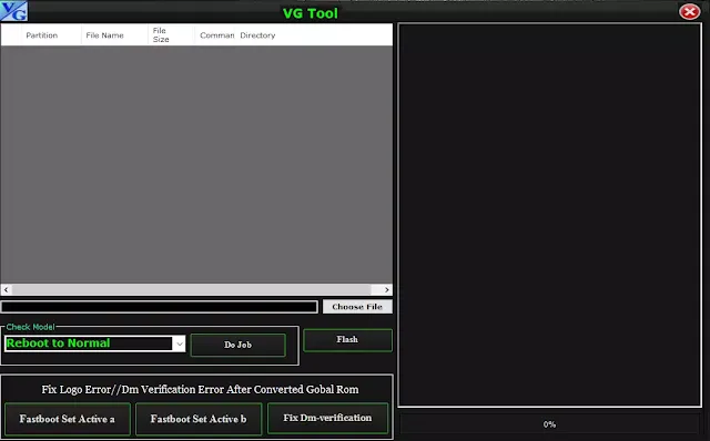 VG Fastboot Tool V1.0