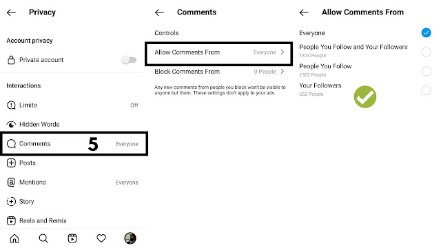 5 Steps to control who can comment on your Instagram post