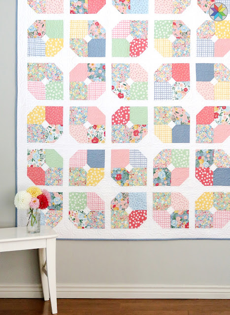 Make Believe quilt pattern by Andy Knowlton of A Bright Corner - precut friendly pattern in five sizes - great for layer cakes, charm packs, and fat quarters