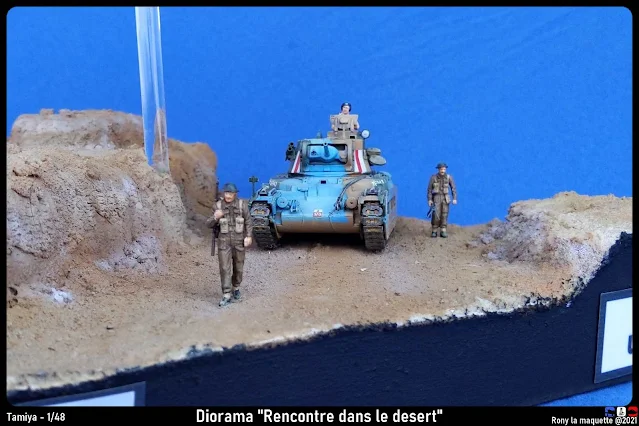 Diorama Matilda Tamiya 1/48.