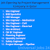 Job Opening by Project Management Company in Qatar