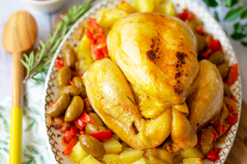 recette poulet cocotte aux olives