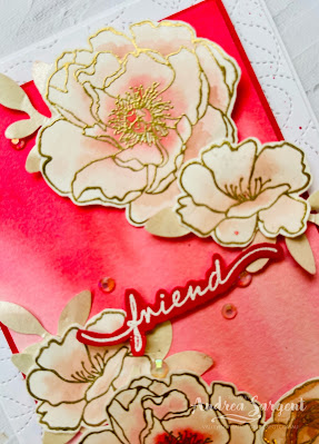 Show a friend that you care with a personally created card using the delightful Happiness Abounds roses.