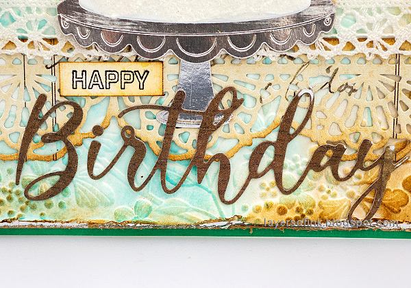 Layers of ink - Birthday Cake Card Tutorial by Anna-Karin Evaldsson.