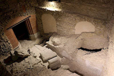 Remains of the Roman theatre under the Palazzo Vecchio in Florence.