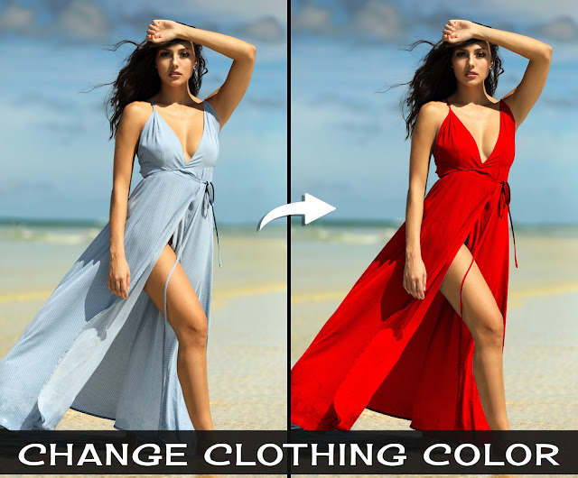 How to Change The Colour of Clothing in Photoshop