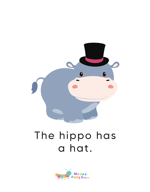 Letter H story for Kids - The Hippo