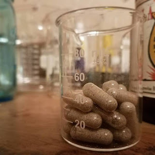 Mushroom capsules.