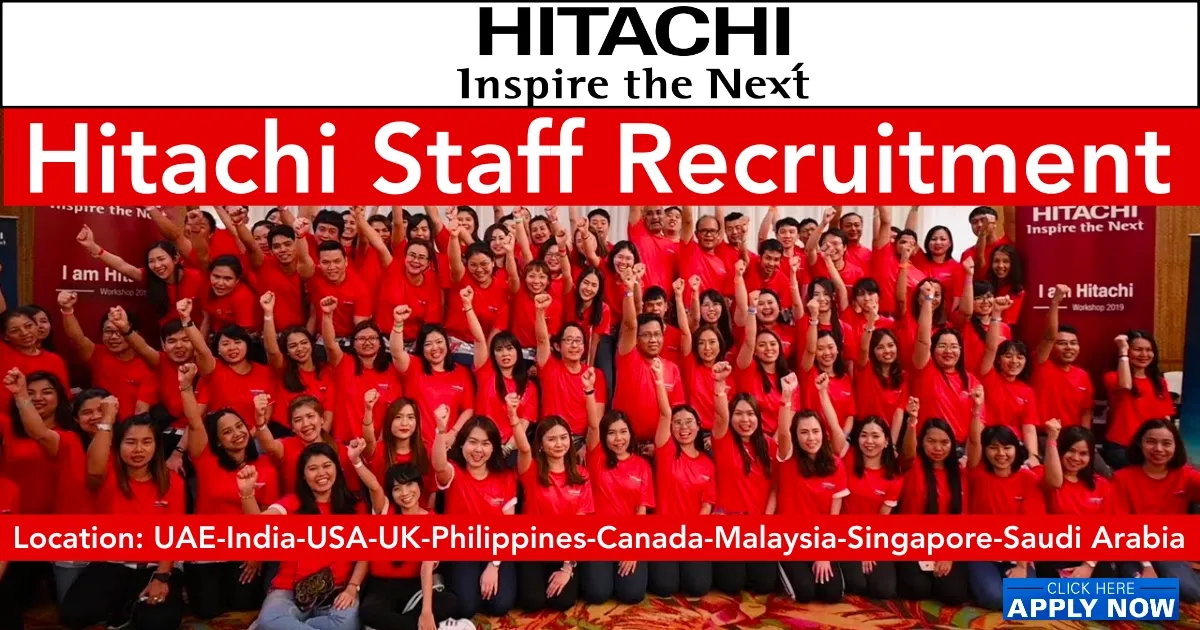 Hitachi Jobs | Hitachi Rail Careers UAE-India-USA-UK-Philippines-Canada-Malaysia