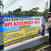 Sat Lantas Polres Ciamis Melaksanakan Pemasangan Spanduk Ops. Keselamatan Lodaya 2022
