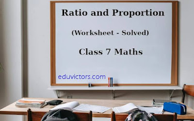 Class 7 Maths - Ratio and Proportion (Worksheet - Solved) #maths #ratio #mathsworksheet #class 7
