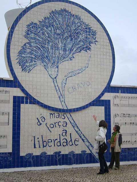 The Monument to the Carnation Revolution (Memorial ao 25 de Abril).