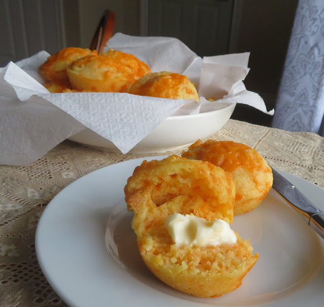 Cheddar Cornbread Muffins