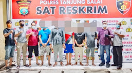 Satreskrim Polres Tanjungbalai Ringkus 6 Pelaku Pembunuhan Tempo 5 Jam