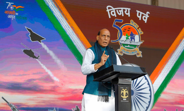 Rajnath takes dig at Pakistan for naming its missiles after invaders