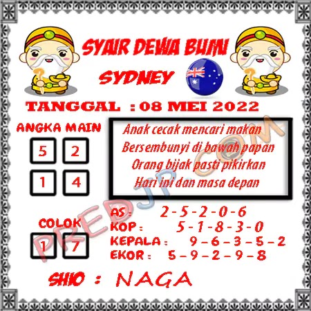 Prediksi Dewa Bumi Sdy Minggu 07-Mei-2023