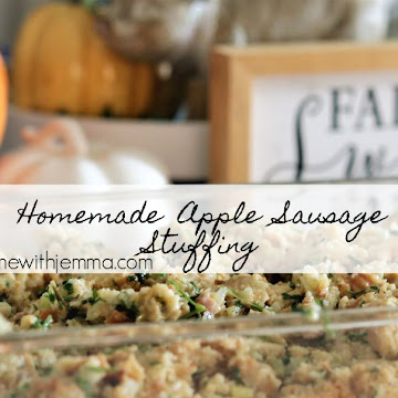 Homemade Apple Sausage Stuffing For The Holidays
