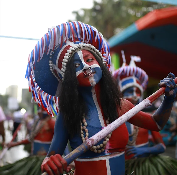 Mujer dominicana, carnaval 2022