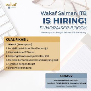 Lowongan Kerja WAKAF SALMAN ITB