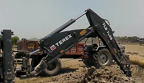 terex manitou backhoe loader